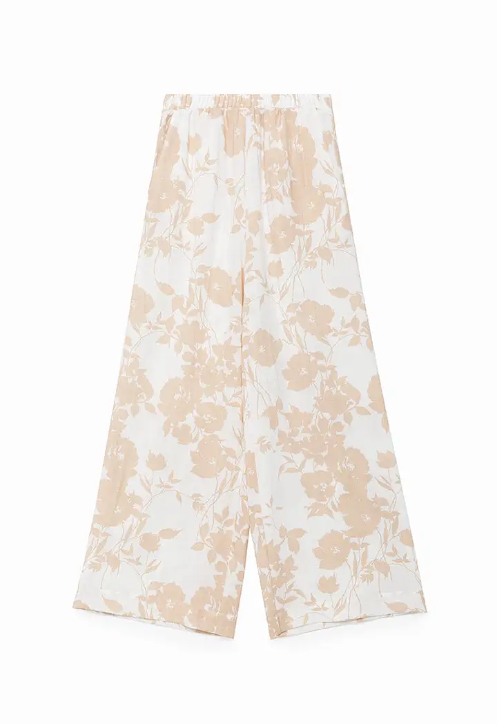 Printed Wide Leg Culottes