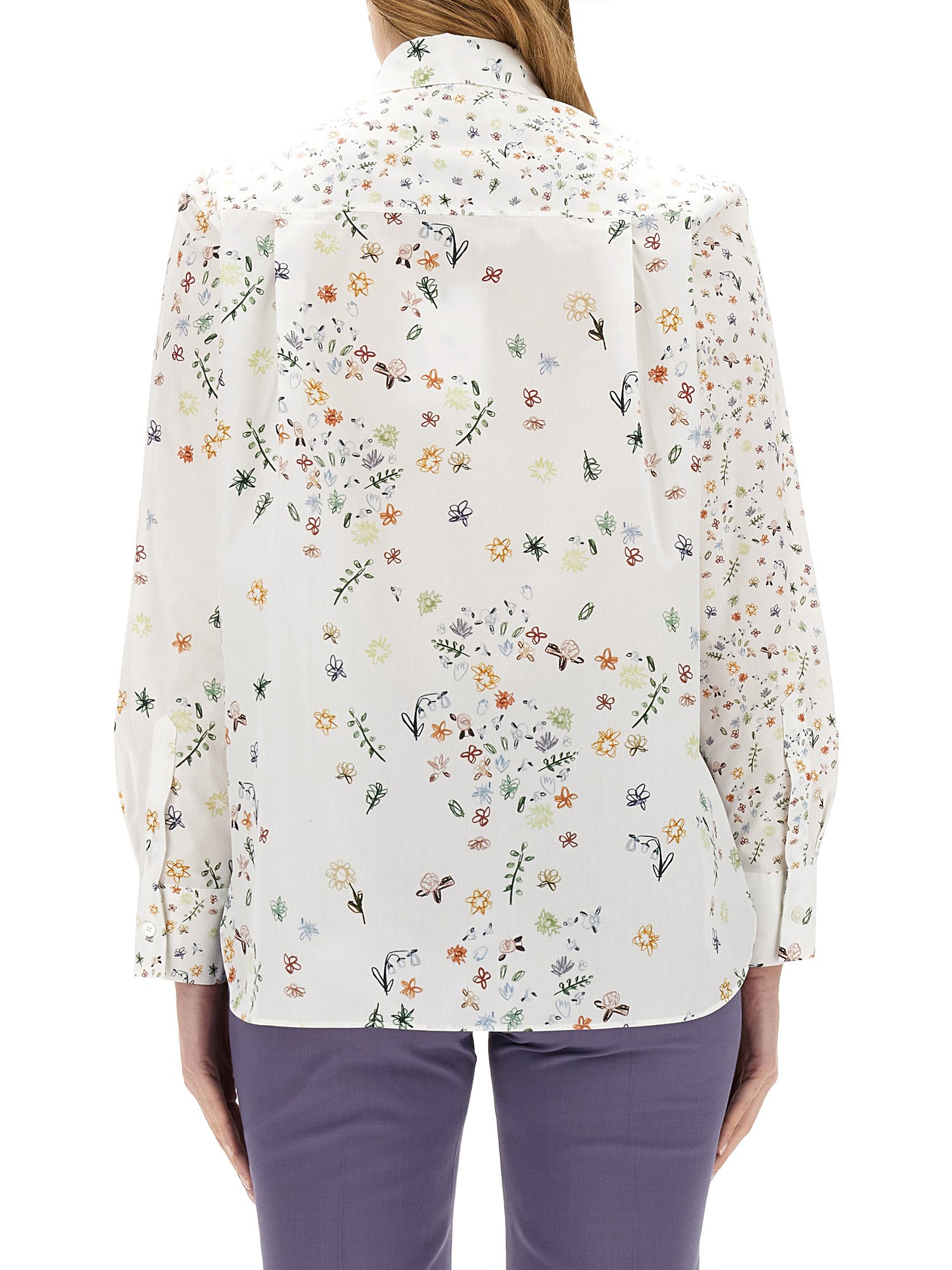 PS BY PAUL SMITH    FLORAL PRINT SHIRT