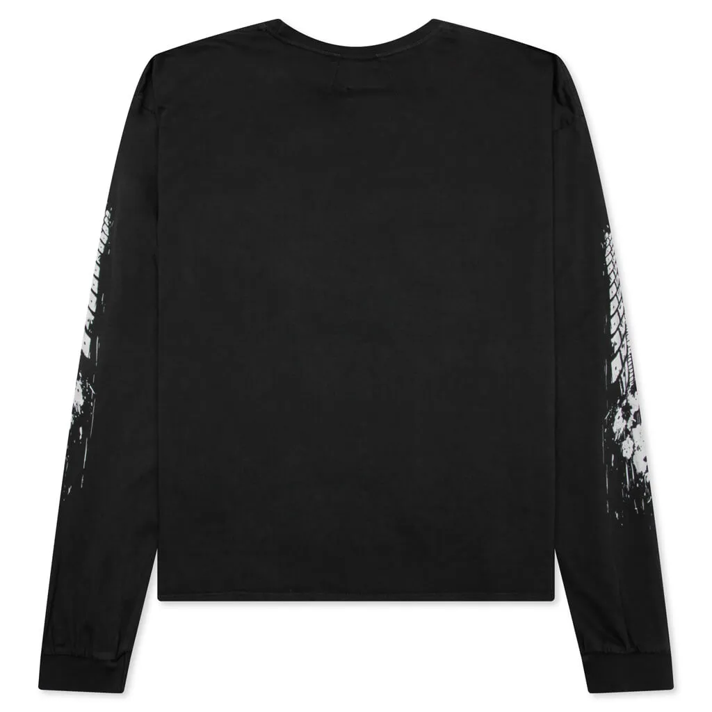 Rhude 4x4 L/S Tee - Vintage Black