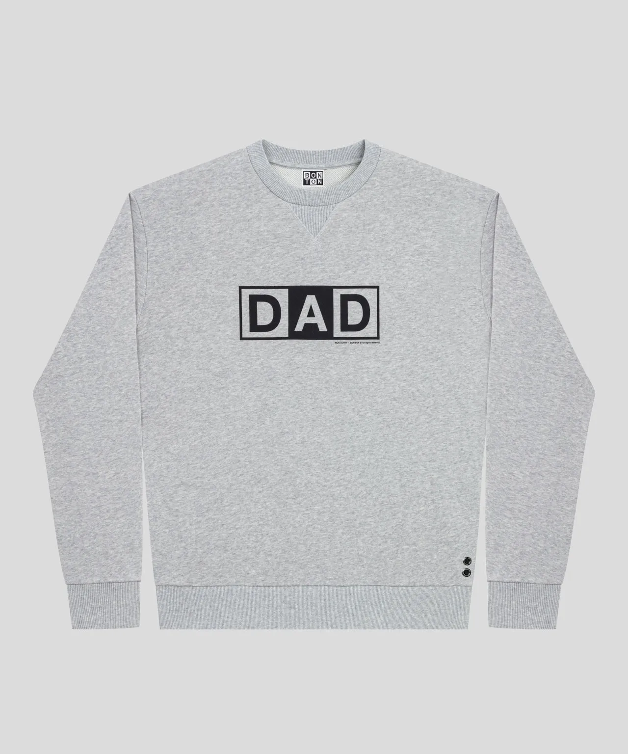 RON DORFF + BON★ON Organic Cotton Sweatshirt DAD: Heather Grey