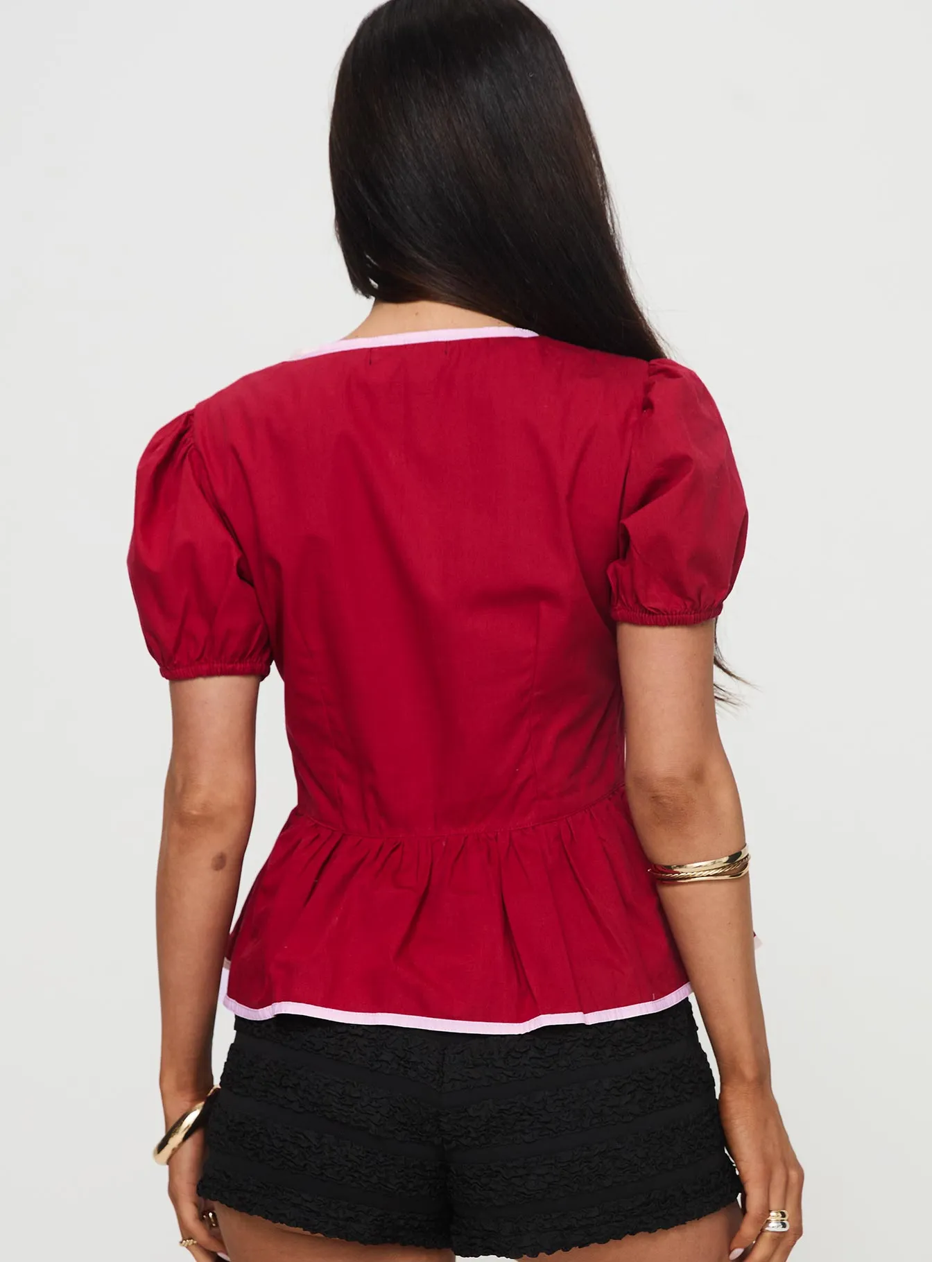 Ryota Blouse Red/pink