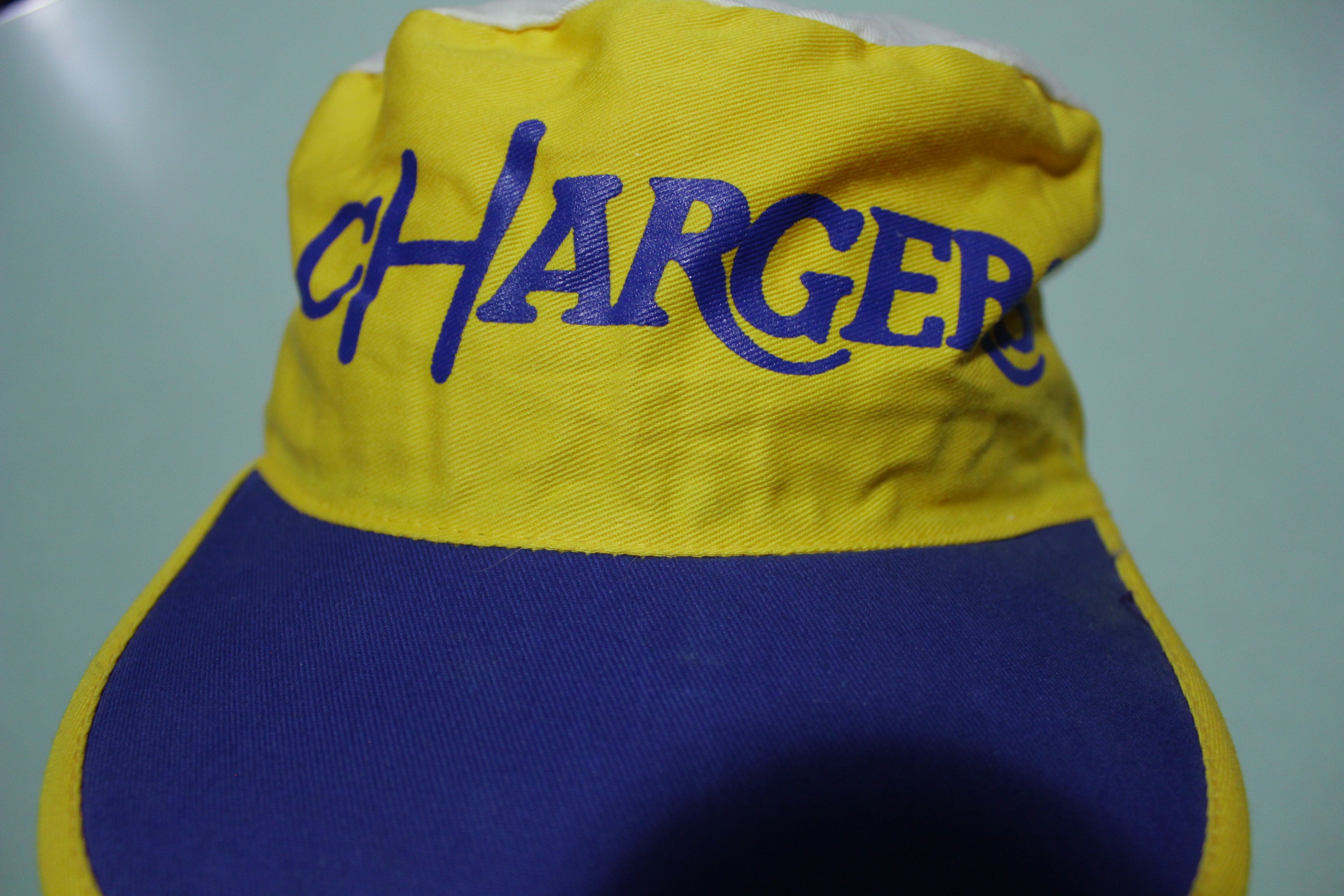 San Diego Chargers Vintage 80's Elastic Stretch Back Painters Cap Hat