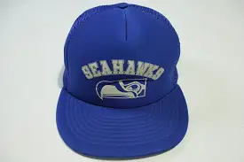 Seattle Seahawks Vintage 80's Mesh Adjustable Snapback Hat