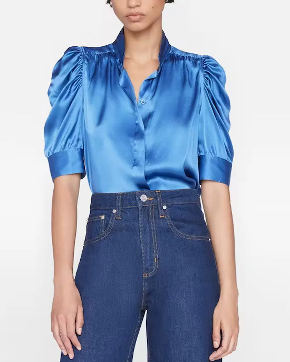 Slate Blue Gillian Blouse