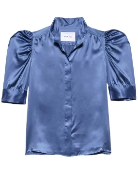 Slate Blue Gillian Blouse