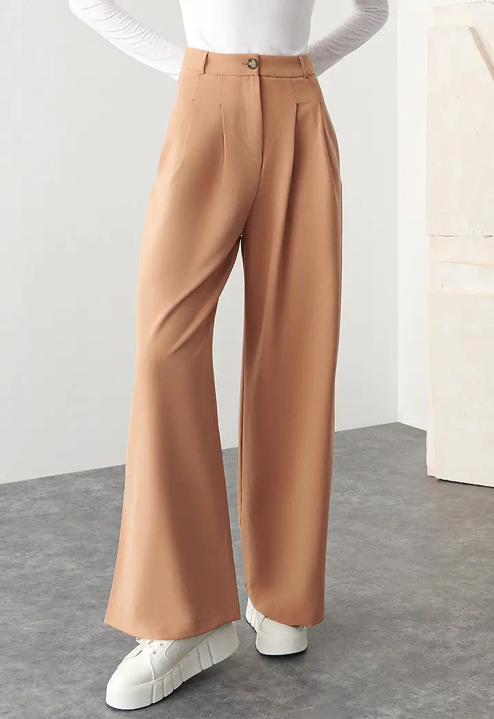 Solid Color Wide Culottes