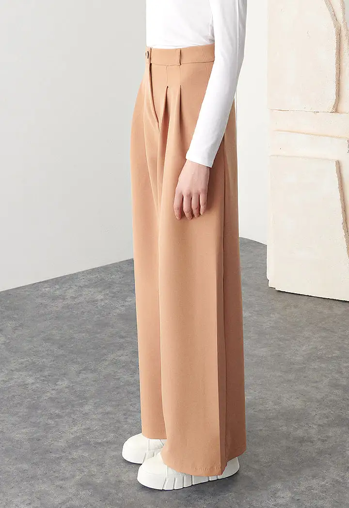 Solid Color Wide Culottes