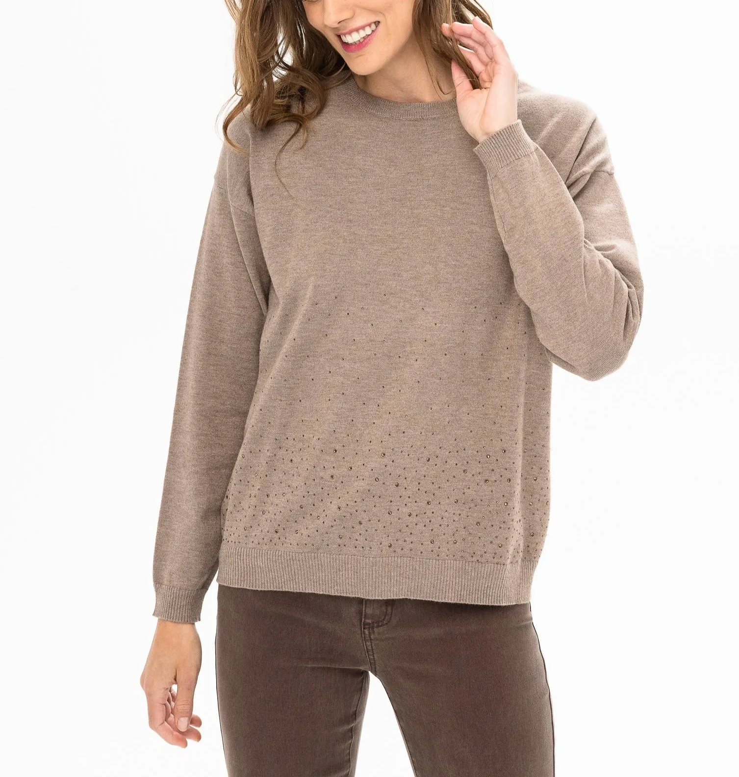 Sparkle Crew Neck Sweater