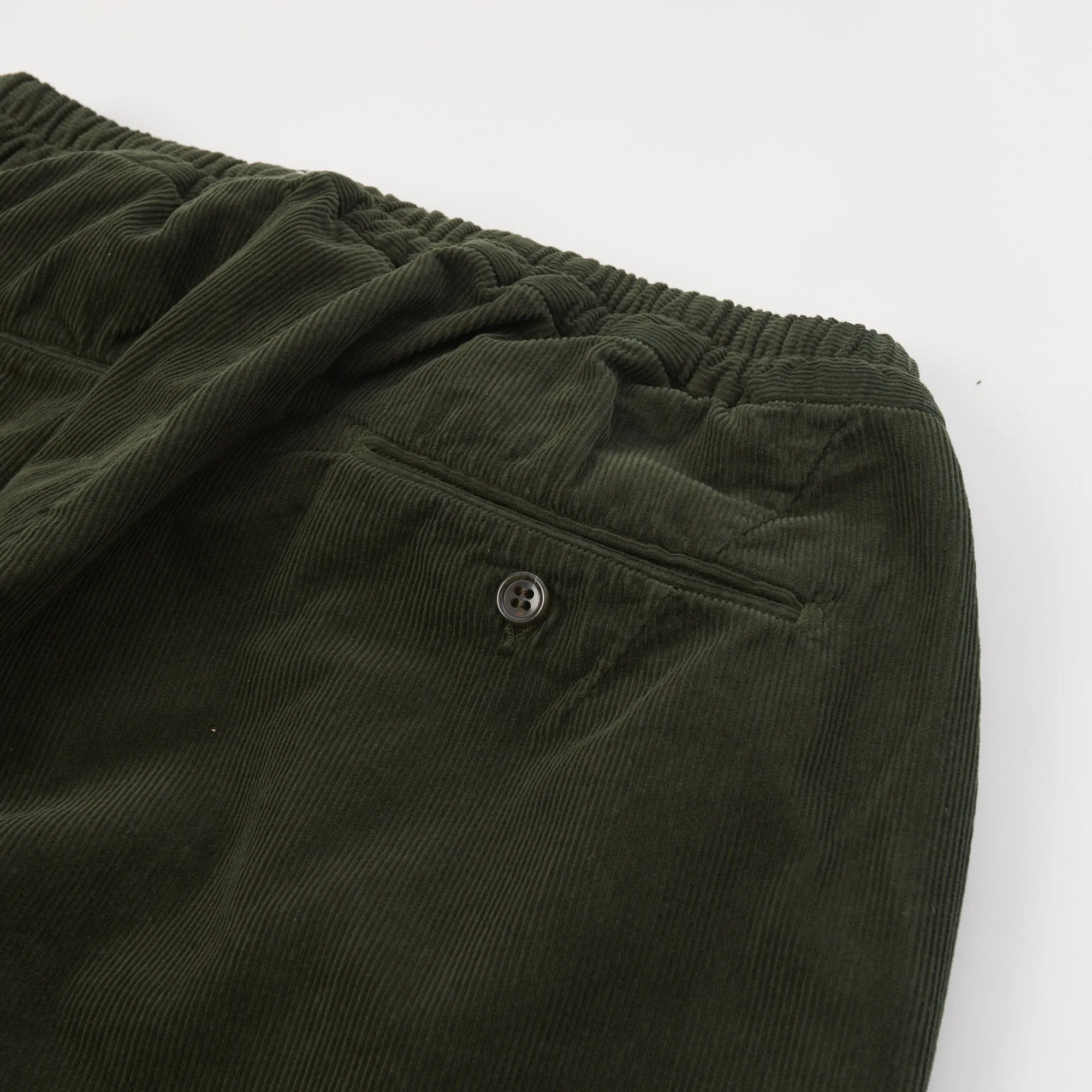 Spellbound 43-826H Corduroy Wide Tapered Trouser - Forest Green