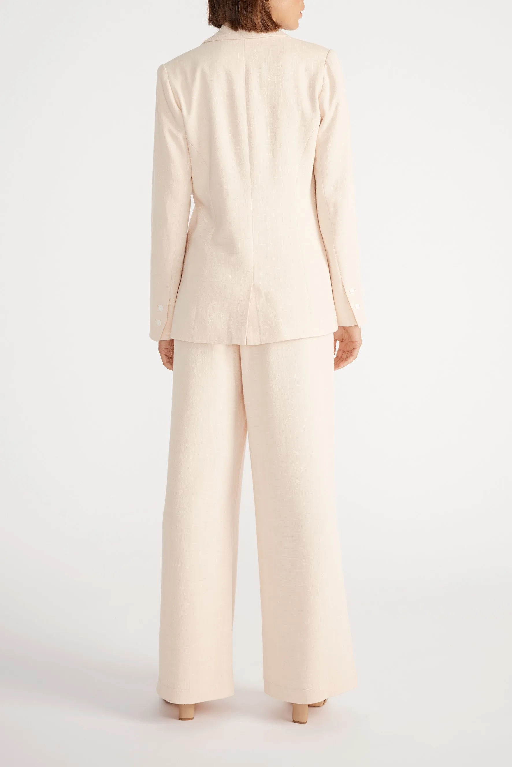 Staple the Label - Ana Wide Leg Pant Peach