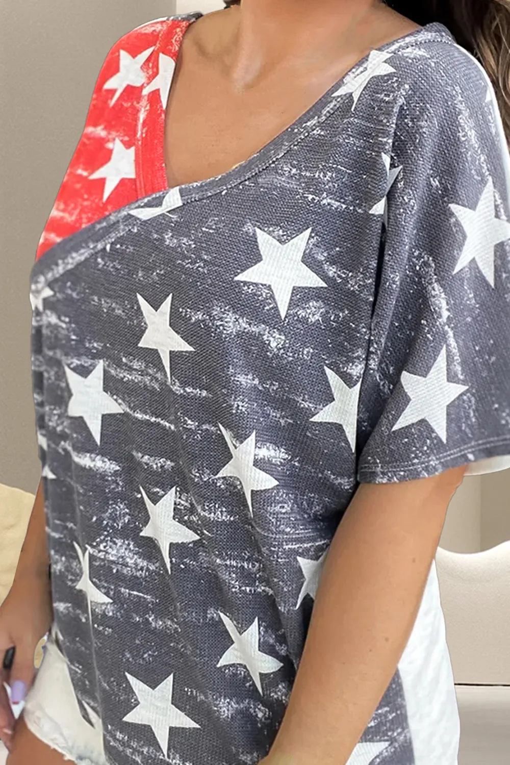 Star Surplice Short Sleeve T-Shirt