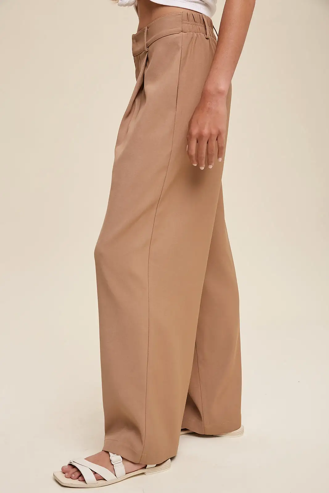 Straight Leg Trouser Pants