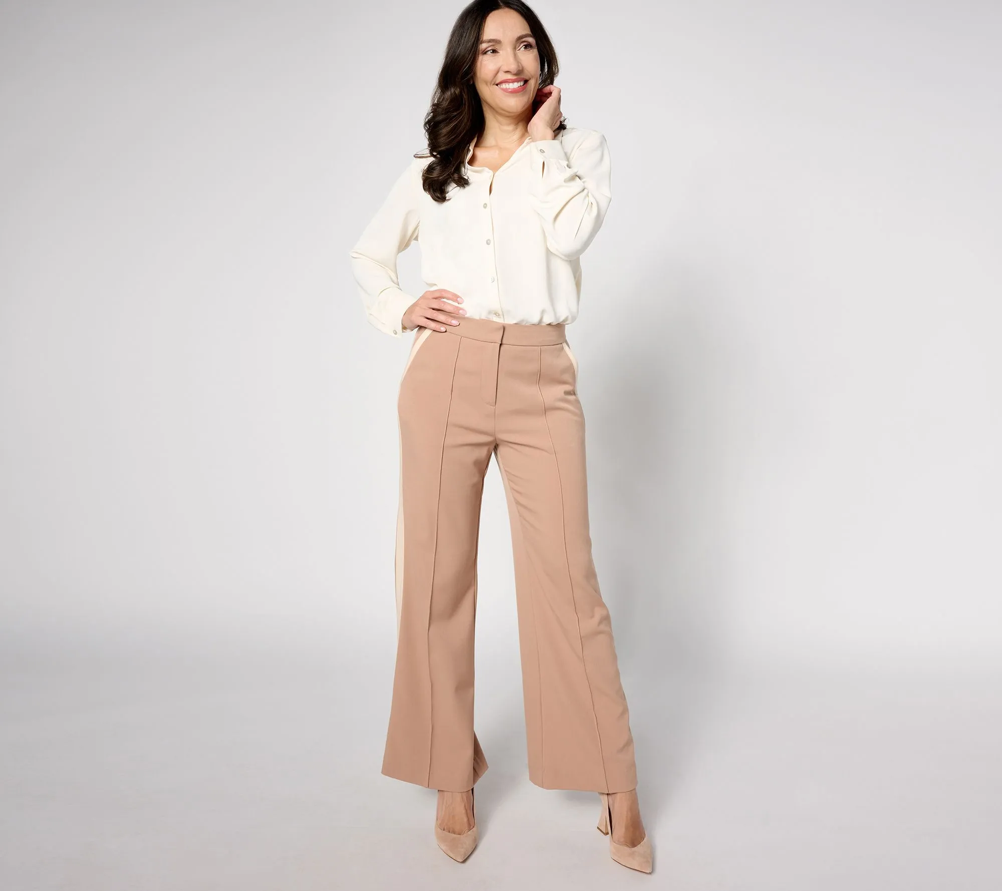 Studio Park x Kerstin Lindquist Petite Wide Leg Trouser