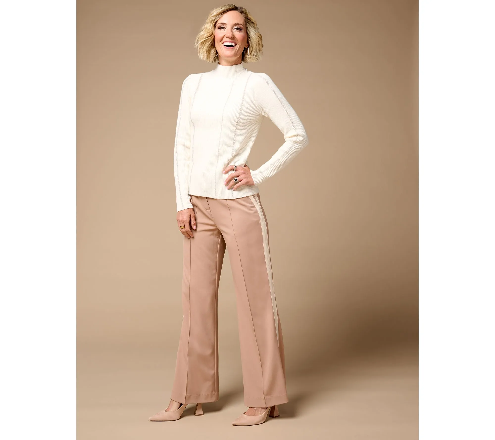 Studio Park x Kerstin Lindquist Petite Wide Leg Trouser