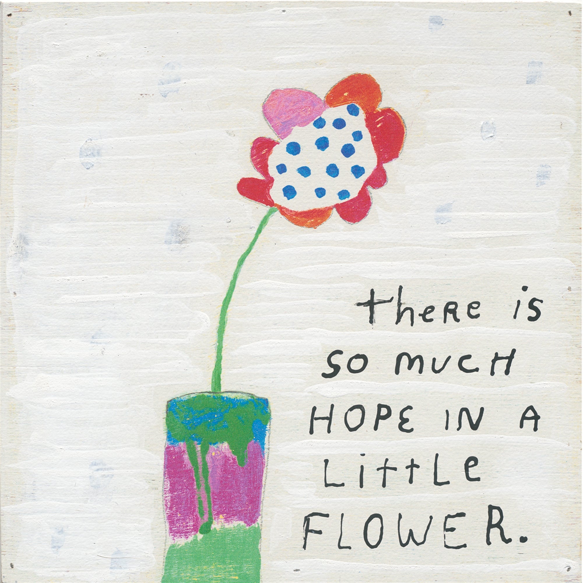 Sugarboo Art Print - So Much Hope Flower - Gallery Wrap