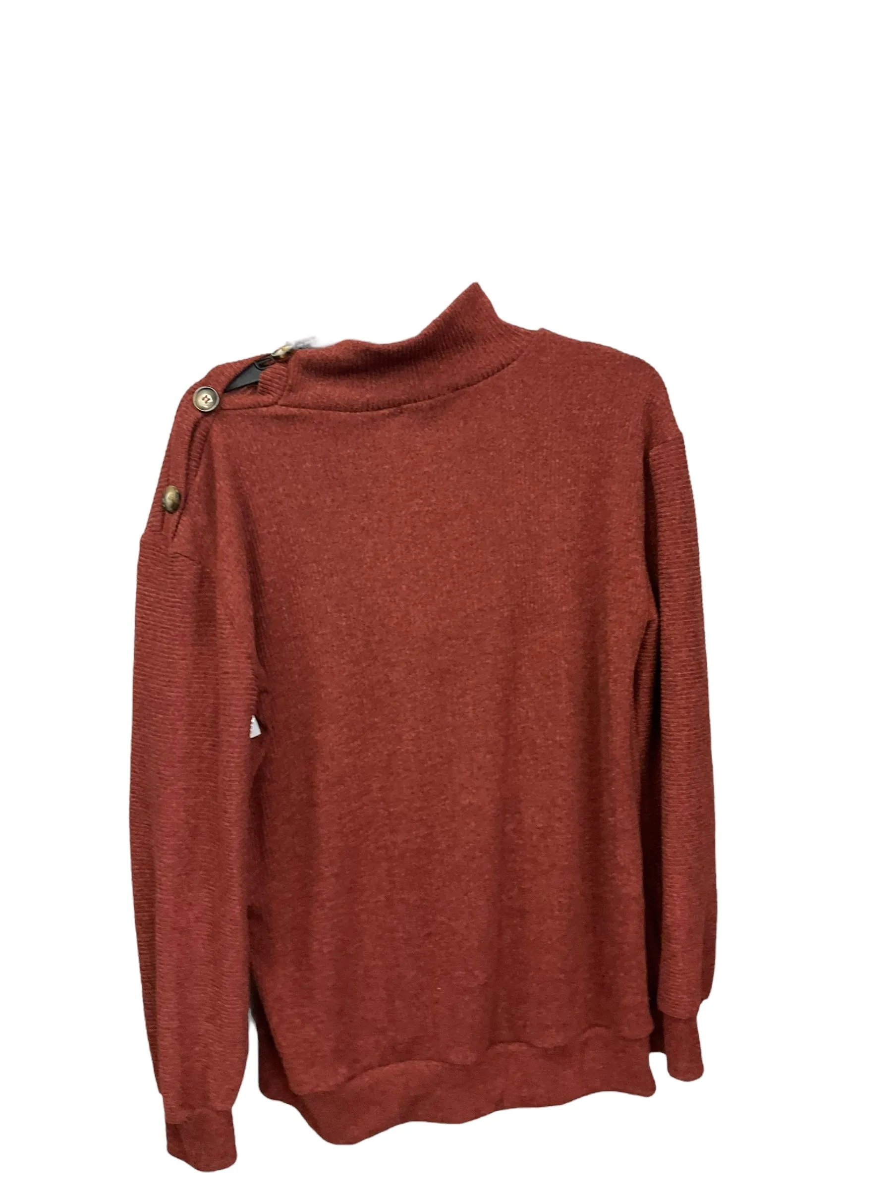 Sweater By First Love In Brick Red, Size: S