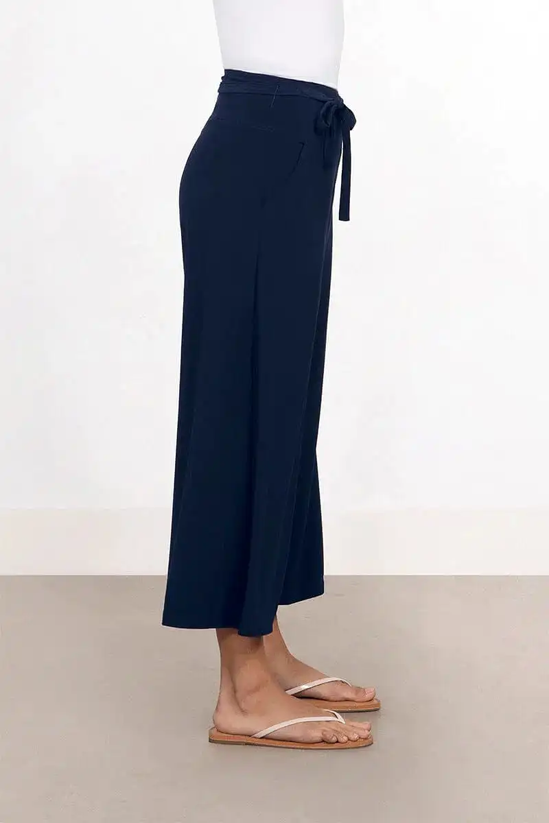 Sympli Wide Leg Trouser Crop 27204