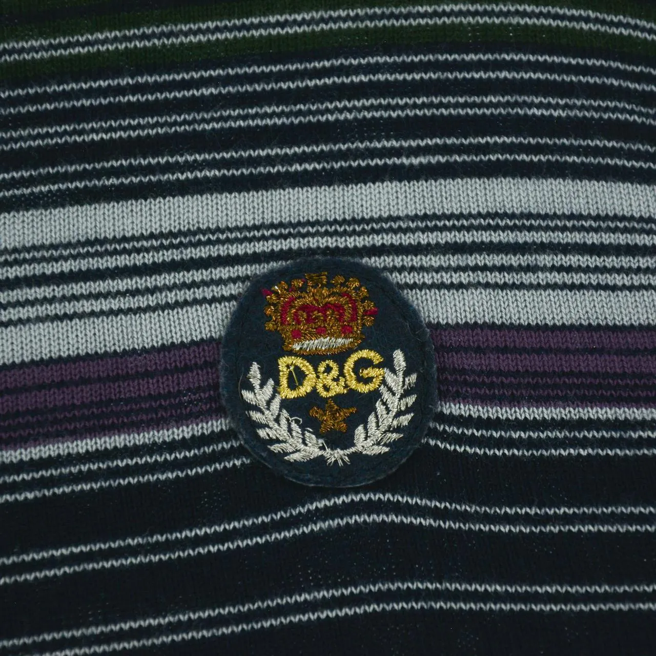 Vintage Dolce and Gabbana Striped Knitted Jumper Size S