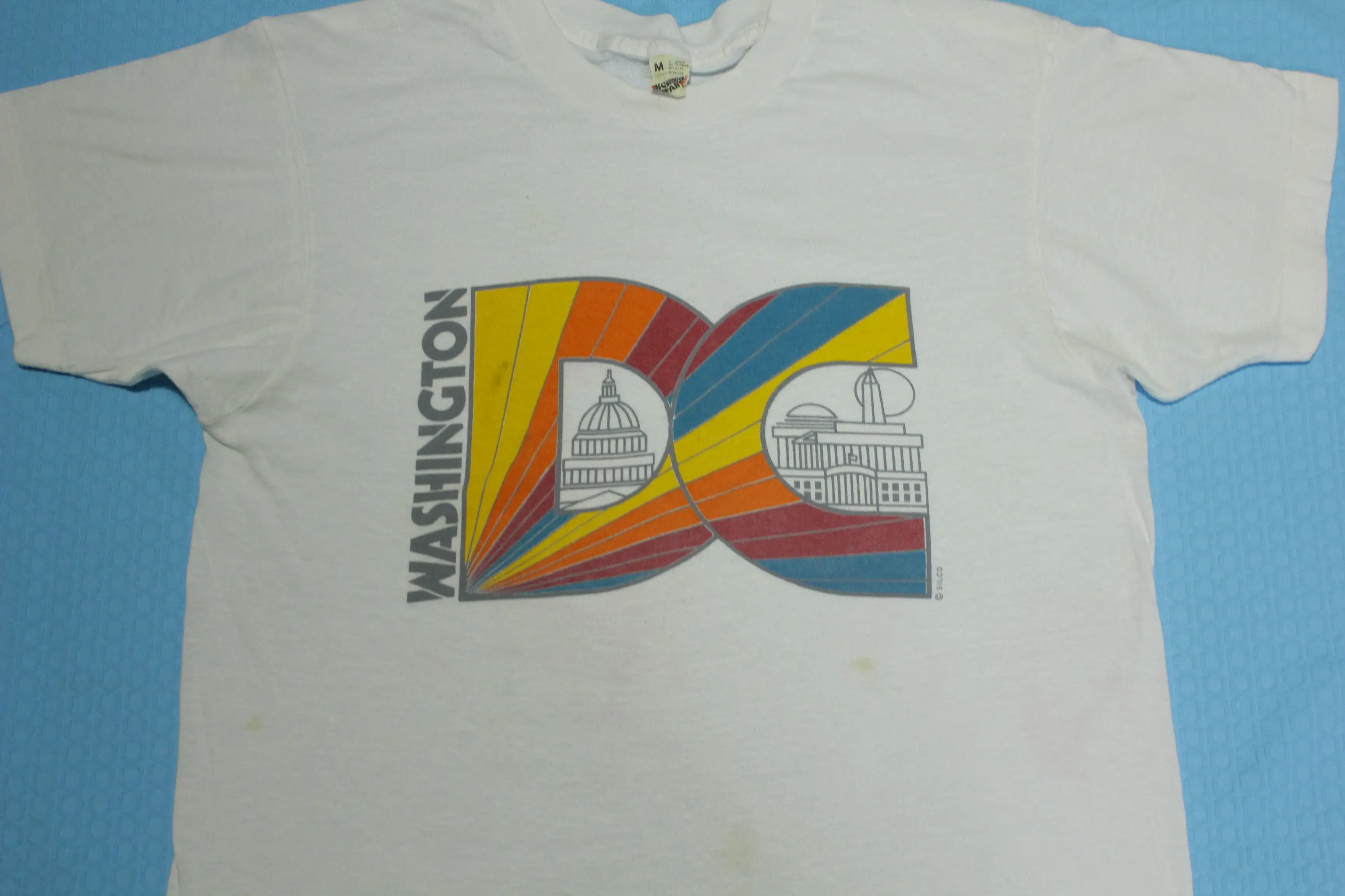 Washington DC Vintage 80's Tourist Single Stitch T-Shirt