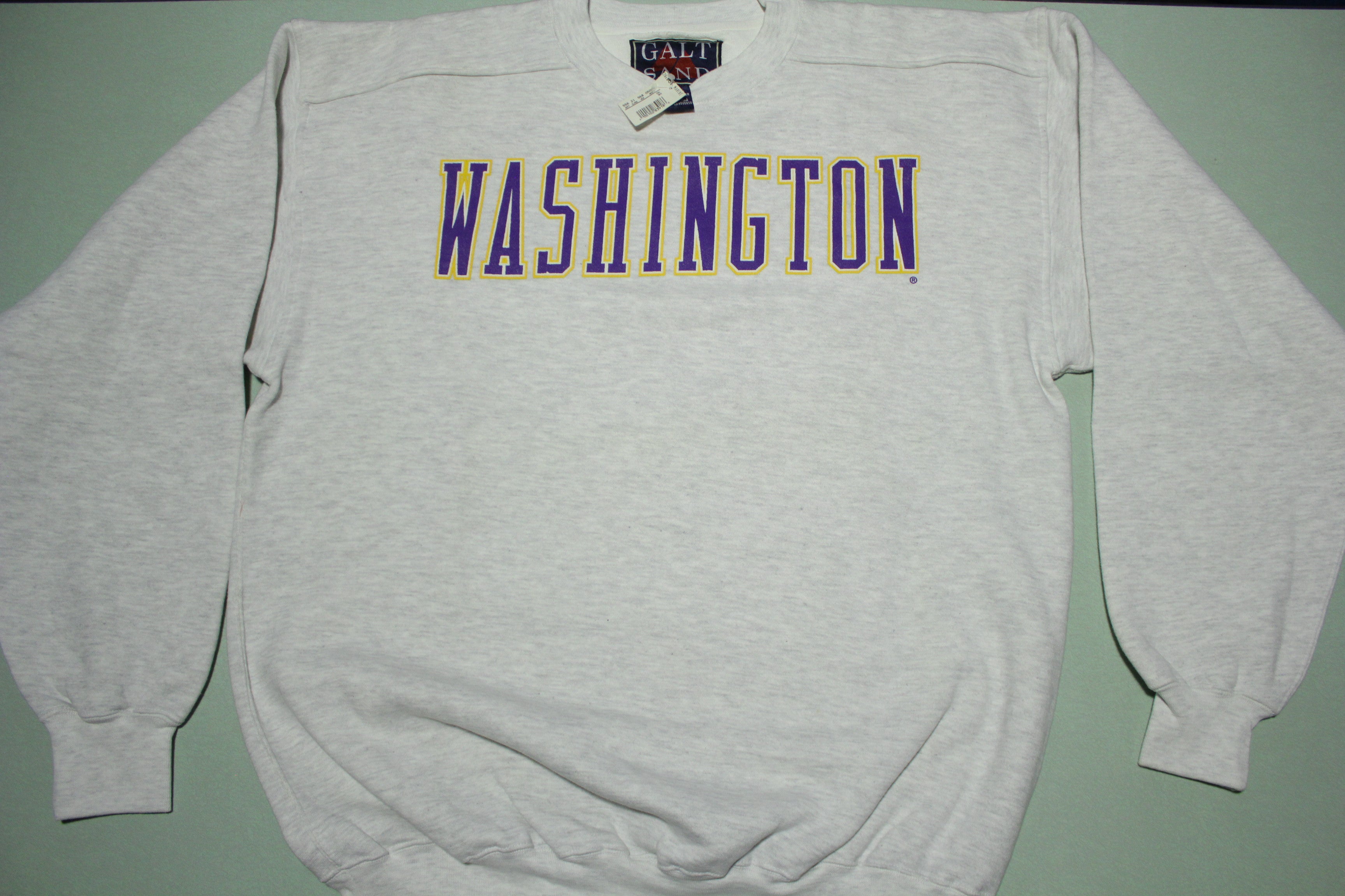 Washington Go Huskies NWT Vintage 90's Heavy Weight Sweatshirt