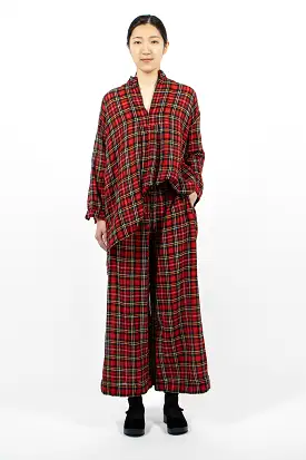 Wide Pyjama Trouser Tartan