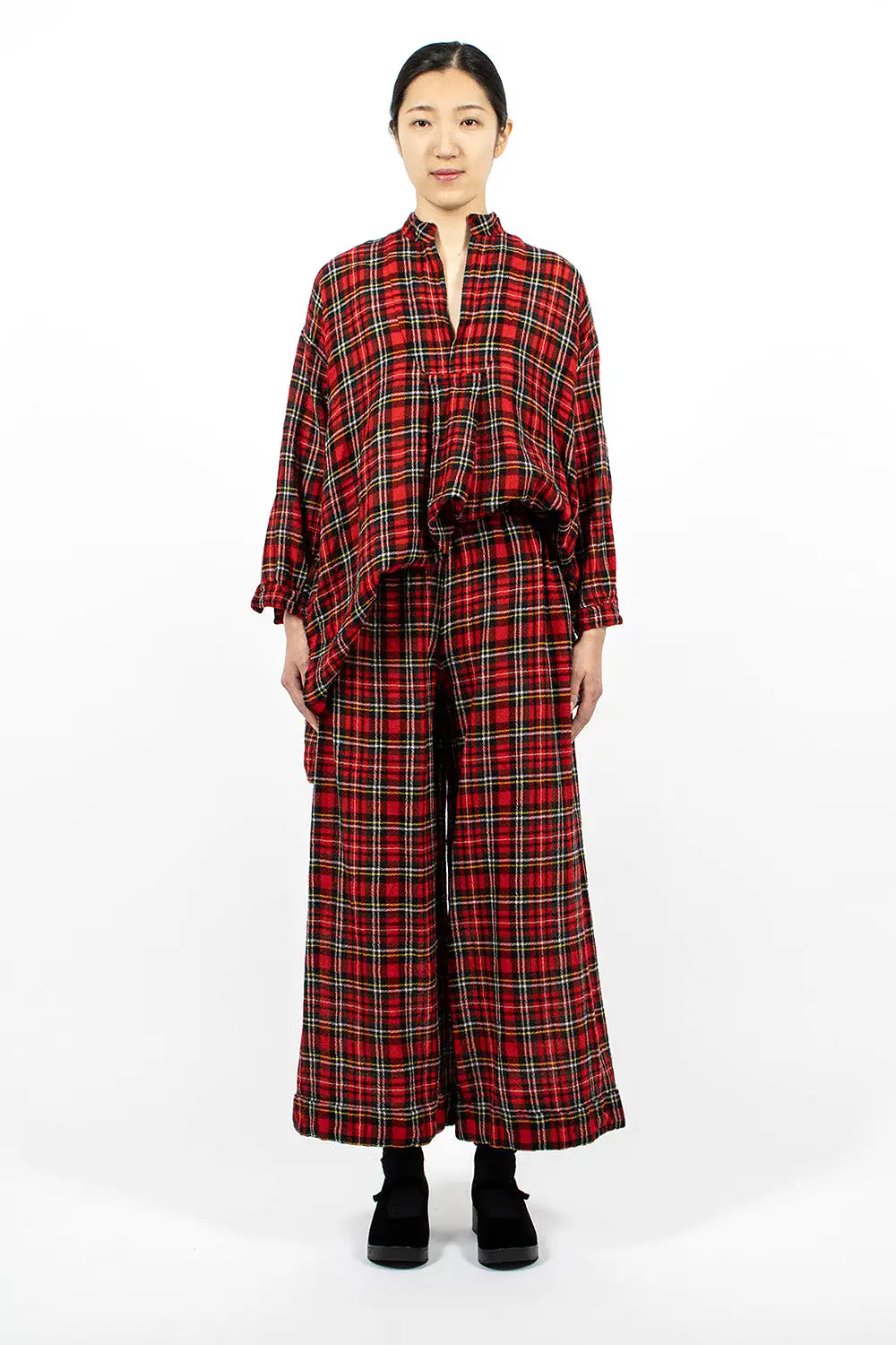 Wide Pyjama Trouser Tartan