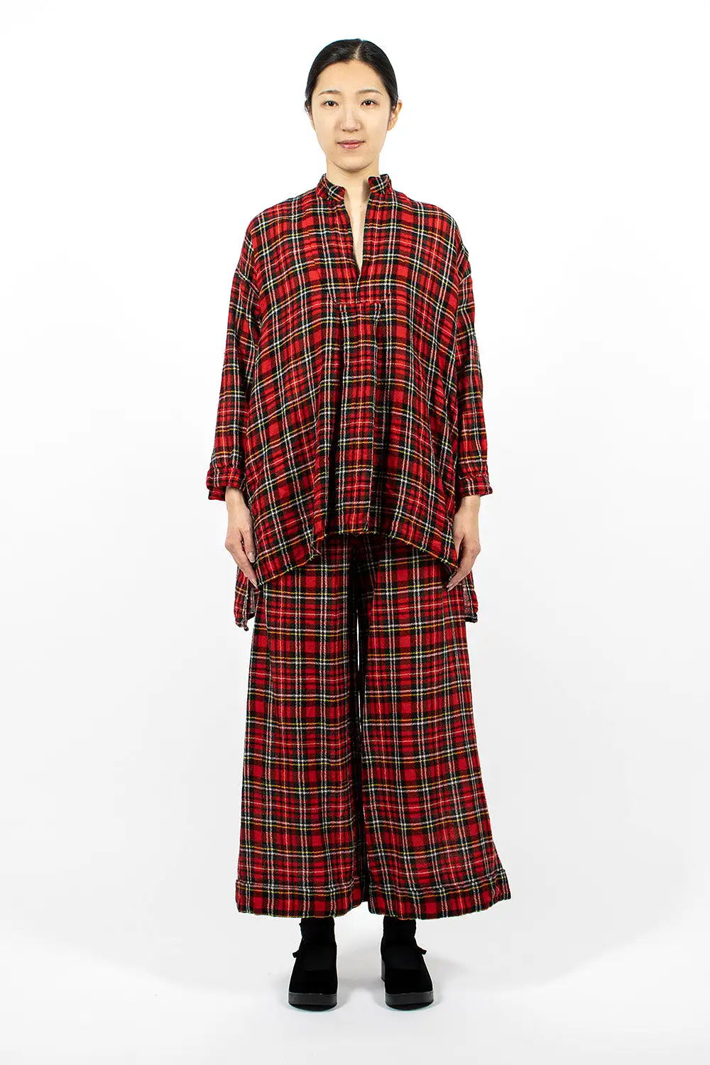 Wide Pyjama Trouser Tartan