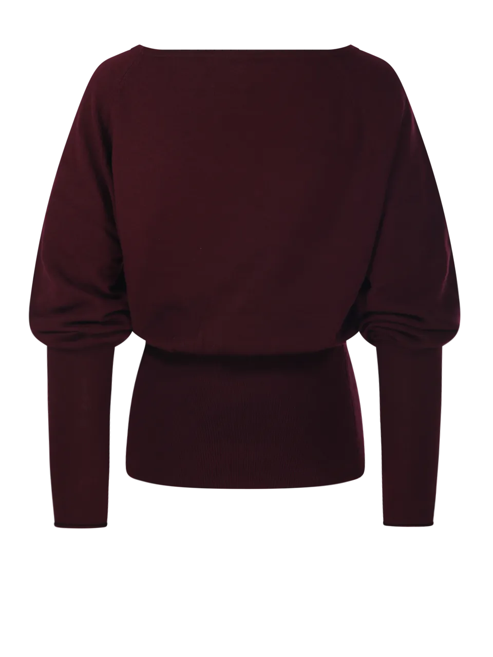 WOMAN LAURENCE BRAS BORDEAUX MERINO WOOL BARTOUILLE SWEATER