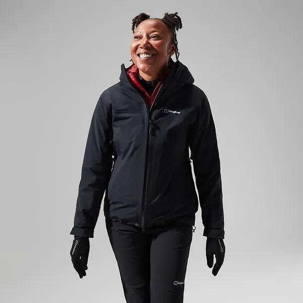 Women's Highland Storm 3L Waterproof Jacket - Black