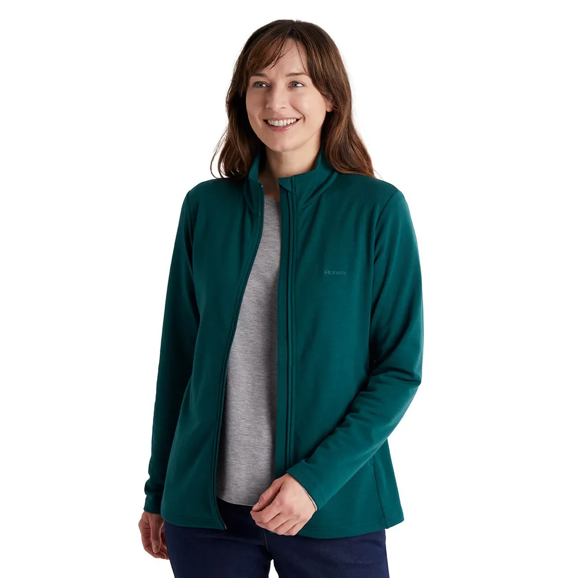 Women's Radiant Merino Jacket Abyss Green