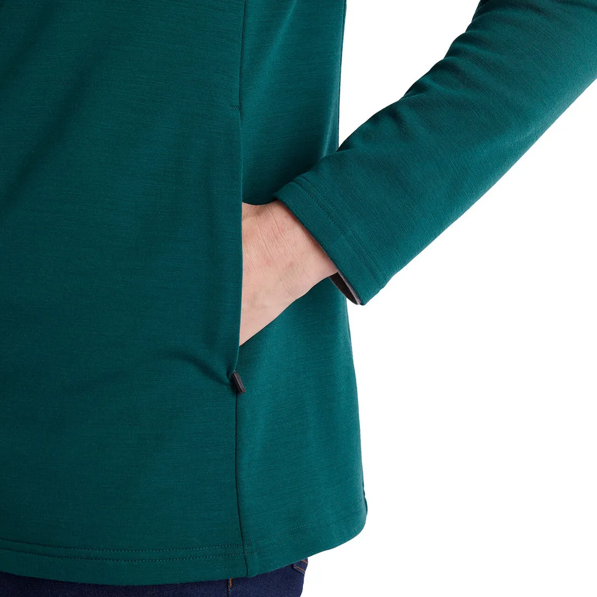 Women's Radiant Merino Jacket Abyss Green