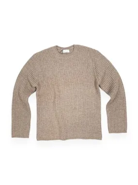 Wool Waffle Crew Sweater